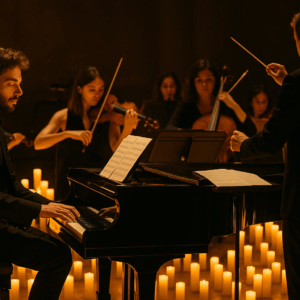 Samstag, 14. März 2026 - 18.30h - Filmmusik bei Kerzenschein – berühmte Filmmusik von Yan Tiersen, John Williams, Ennio Morricone, Vangelis, Hans Zimmer