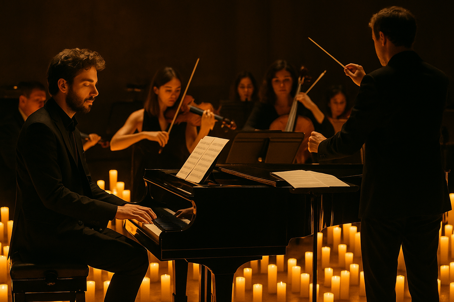 Samstag, 14. März 2026 - 18.30h - Filmmusik bei Kerzenschein – berühmte Filmmusik von Yan Tiersen, John Williams, Ennio Morricone, Vangelis, Hans Zimmer